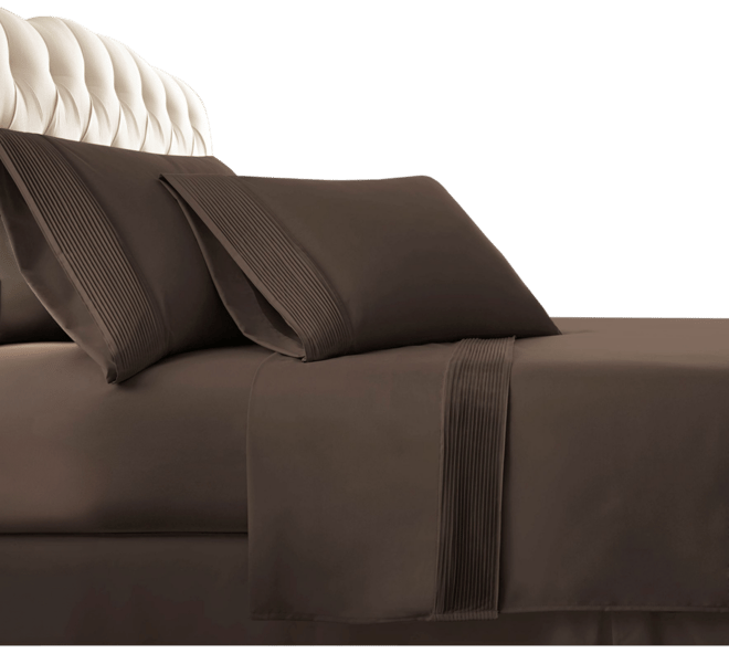 Classy Pleated 21" Extra deep, Pocket Sheet Set, California King
