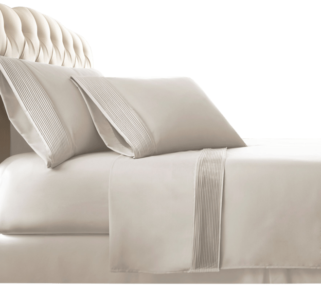 Classy Pleated 21" Extra deep, Pocket Sheet Set, California King