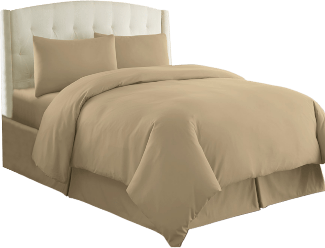 Ultra-Soft Solid Color 3-Pc. Duvet Cover Set, Full/Queen