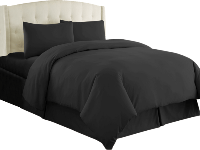 Ultra-Soft Solid Color 3-Pc. Duvet Cover Set, King