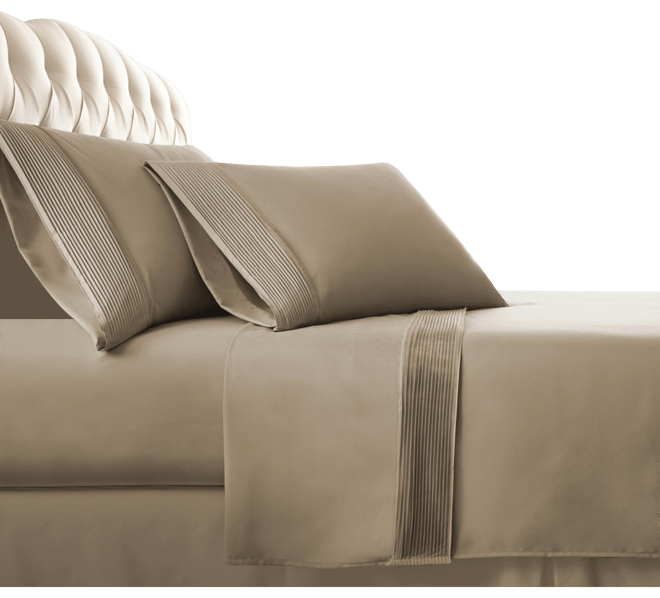 Classy Pleated 21" Extra deep, Pocket Sheet Set, Twin