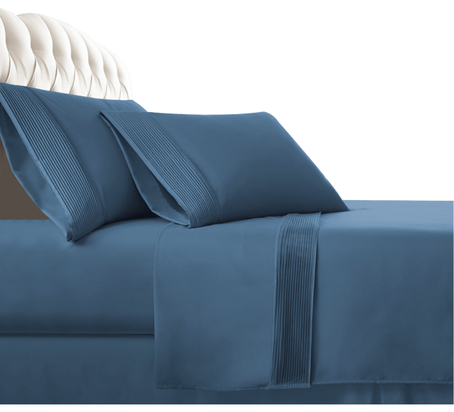 Classy Pleated 21" Extra deep, Pocket Sheet Set, King