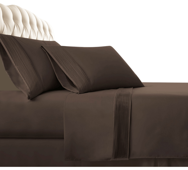 Classy Pleated 21" Extra deep, Pocket Sheet Set, King
