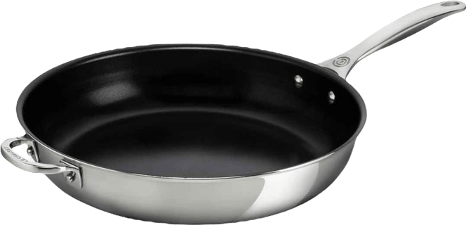 12.5" Nonstick Deep Fry Pan with Helper Handle