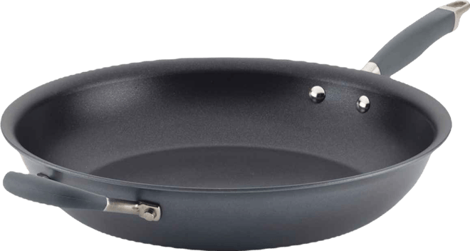 Advanced Home Hard-Anodized Nonstick 14.5" Skillet with Helper Handle