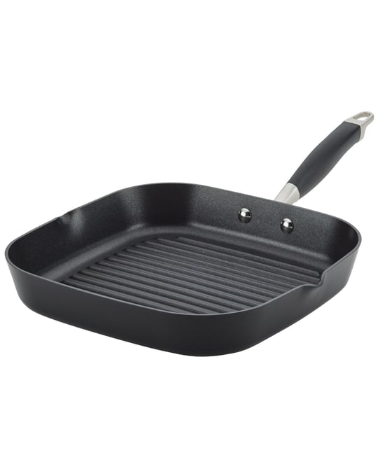 Advanced Home Hard-Anodized 11" Nonstick Deep Square Grill Pan