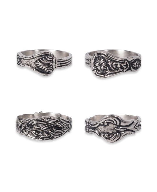 Assorted Spoon Napkin Ring, Set of 4