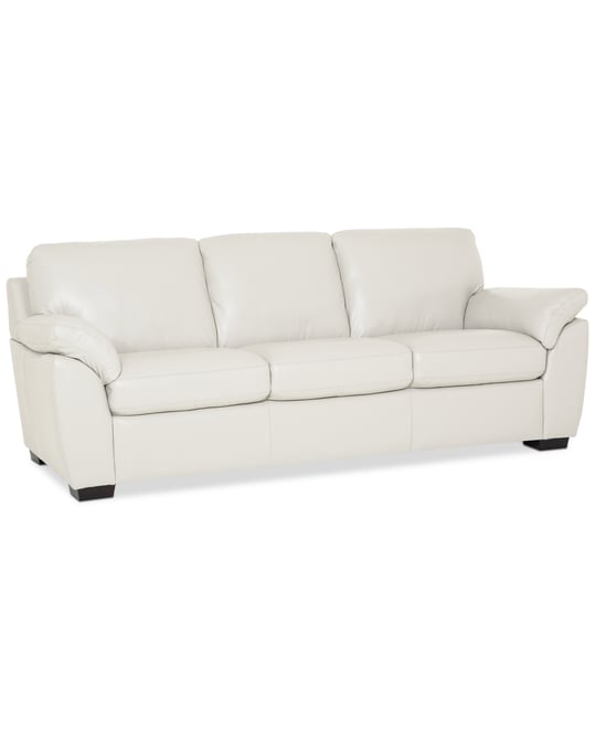 Lothan 87" Leather Sofa, Created for Macy's