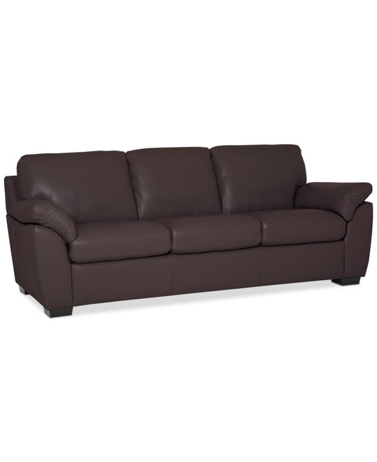 Lothan 87" Leather Sofa, Created for Macy's