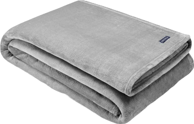 Solid Ultra Soft Plush Fleece Blanket, King