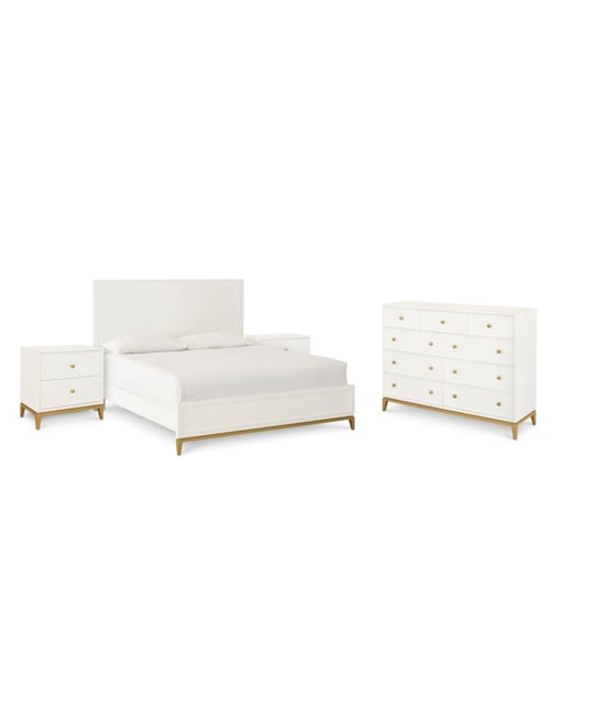 Chelsea 3-Pc. Bedroom Set (Queen Bed, Dresser, Nightstand)
