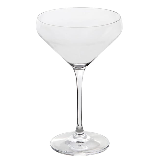 clear ribbed martini glasses cocktail ball