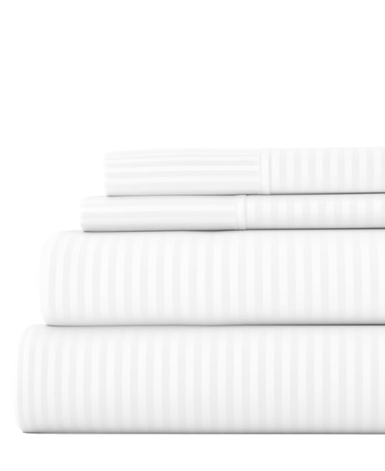 Expressed In Embossed Striped 3-Pc. Sheet Set, Twin
