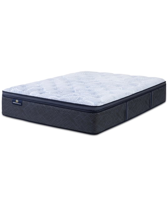 Perfect Sleeper Blue Lagoon Night 14" Plush Pillow Top Mattress-Queen