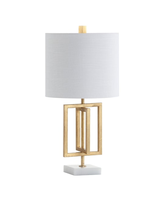 Anya 20.25" Metal/Marble Led Table Lamp