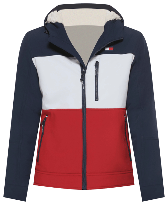 Tommy Hilfiger Men's Sherpa-Lined Softshell Hooded Jacket - Macy's