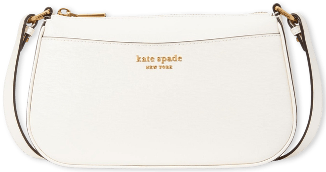Kate Spade New York Bleecker Saffiano Leather Small Crossbody - Cream.
