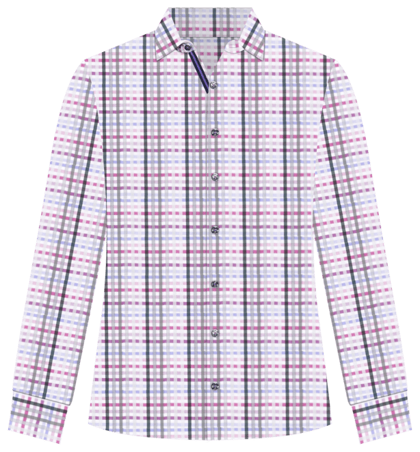 Men's Regular-Fit Dobby Plaid Dress Shirt