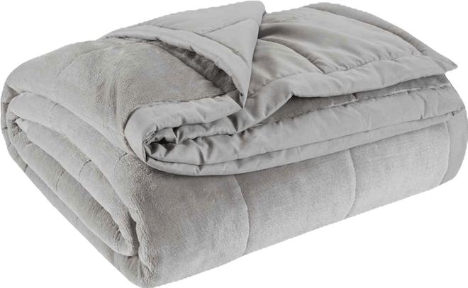 Coleman Plush Reversible HeiQ Smart Temperature Down Alternative Blanket, Full/Queen