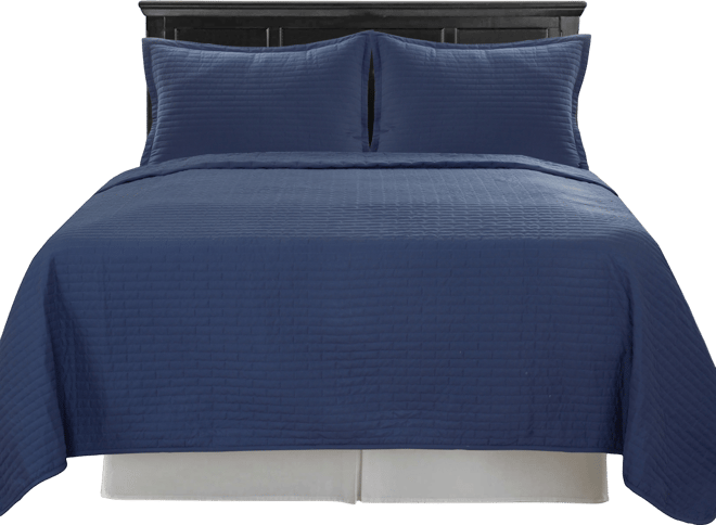 Closeout!  Brick Quilted Coverlet, Full/Queen