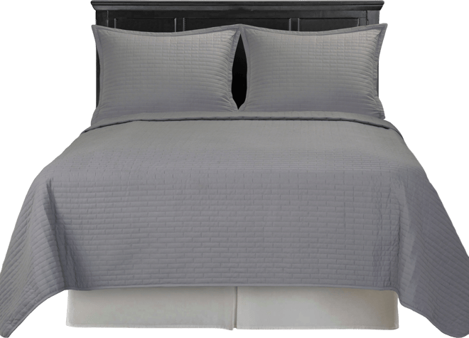 Closeout!  Brick Quilted Coverlet, Full/Queen