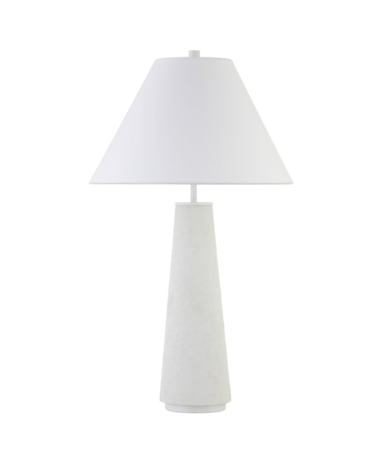 Ingalls 28" Tall Monochrome Table Lamp with Linen Shade