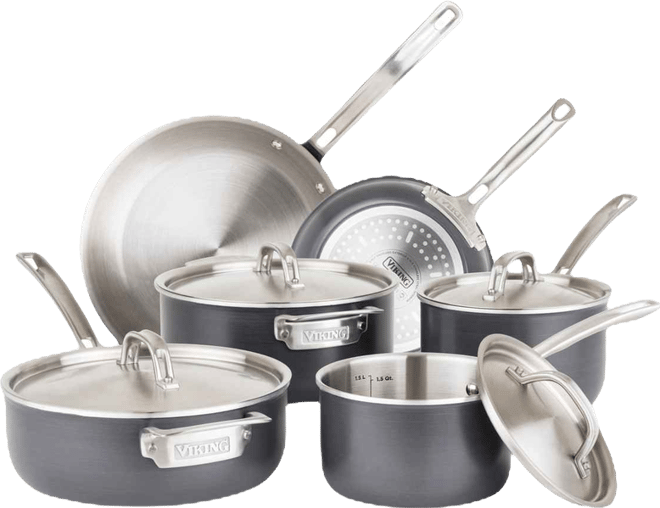 Hard Stainless 10 Piece Set