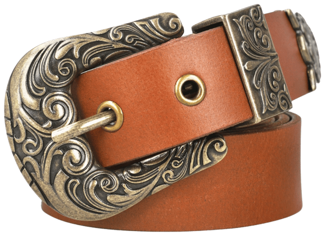Women's 30mm Western Leather Belt