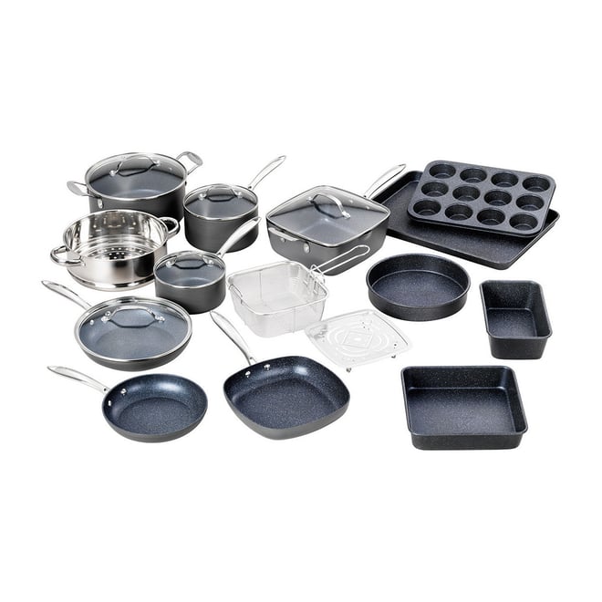 Granite Stone Pro Hard Anodized 20-pc. Nonstick Cookware and Bakeware Set, One Size