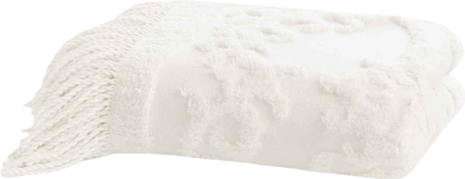 Chloe Tufted Cotton Chenille Throw, 50" x 60"