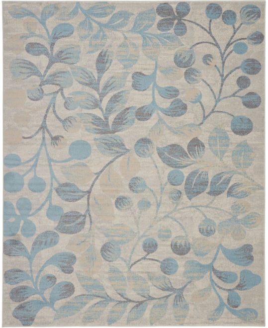 Peace PEA03 Ivory 8' x 10' Area Rug