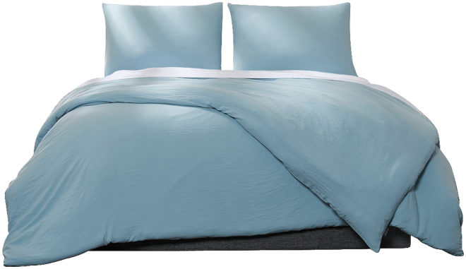 Solid Microfiber 3-Pc. Duvet Cover Set, Full/Queen