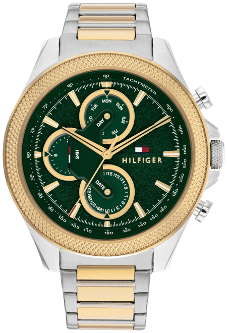 Men's Multifunction Two-Tone Stainless Steel Watch 46mm