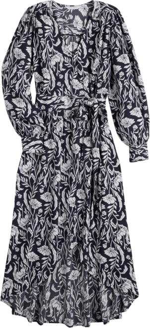 Plus Size LC Lauren Conrad Print Faux-Wrap Maxi Dress
