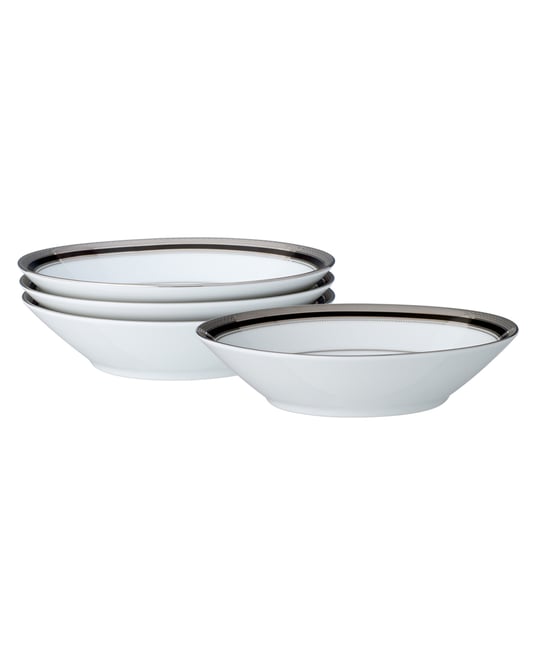 Austin Platinum Set of 4 Fruit Bowls, Service For 4