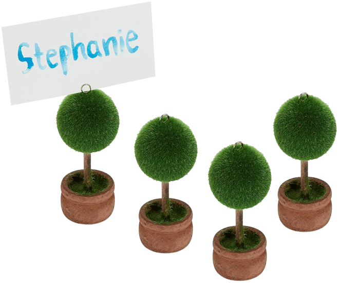 Topiary Place Card Holders Set of 4