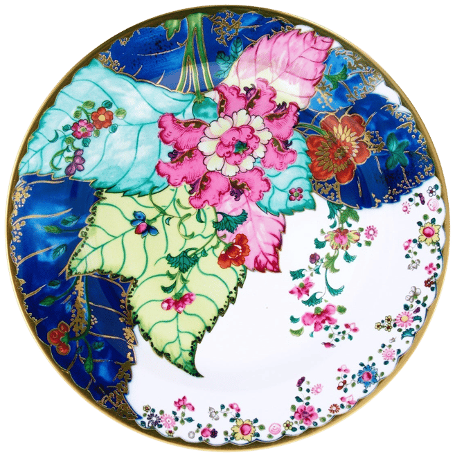 Tobacco Leaf 10 Inch Tin Plate