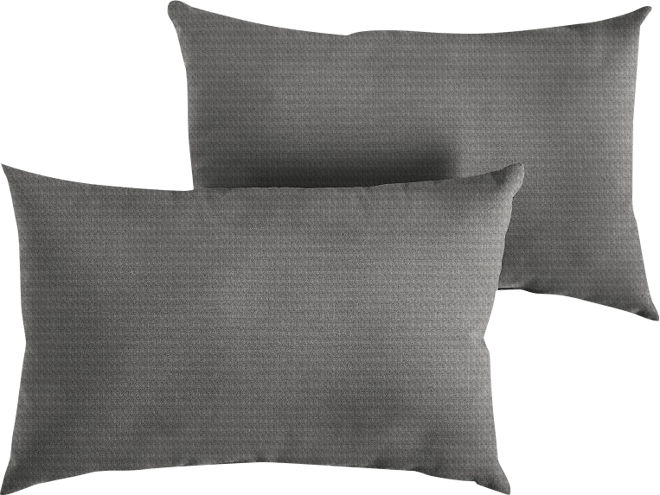 Sorra Home Preview Lagoon Square Outdoor/Indoor Large Knife Edge Throw Pillow 24 in. x 24 in. (Set of 2)