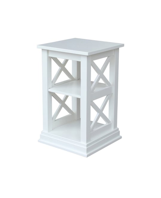 Hampton Accent Table with Shelves