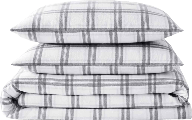 Plaid Flannel 3-Pc. Comforter Set, Full/Queen