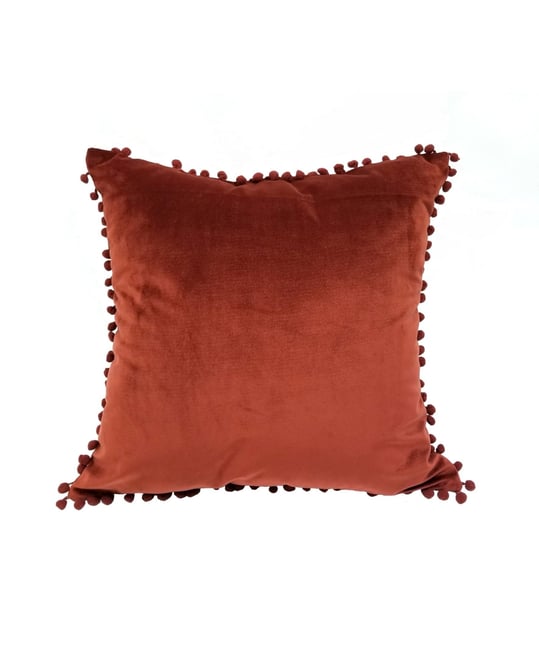 Pompom Decorative Pillow, 18" x 18"