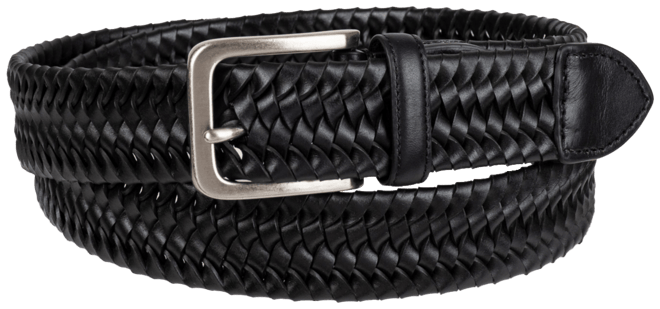 Men's Casual Stretch Braided Leather Belt