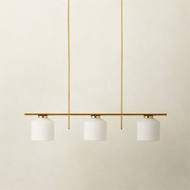 Three pendant shop light fixture