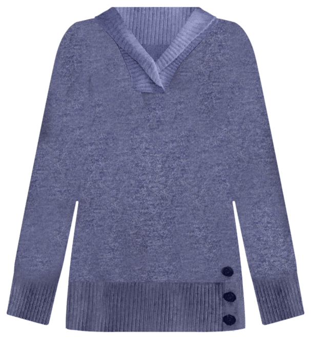 Style & Co Petite Shawl-Collar Tunic Sweater, Created for Macy's
