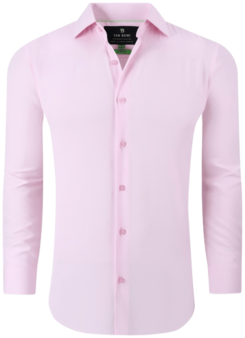 Men's Performance Stretch Solid Button Down Shirt