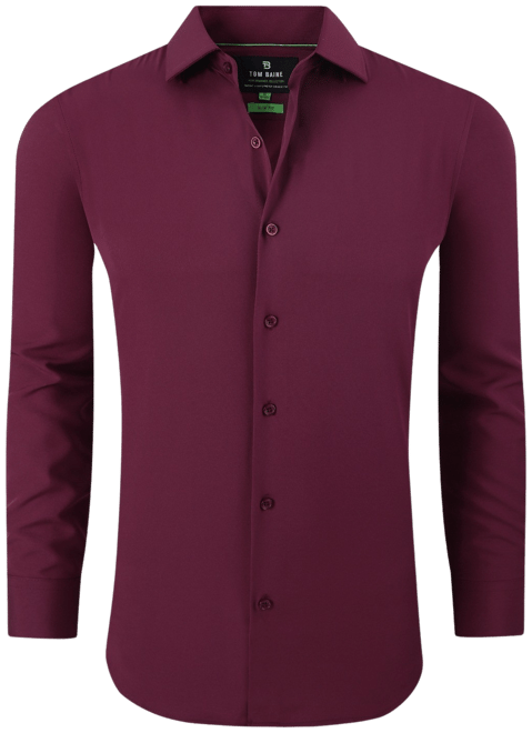 Men's Performance Stretch Solid Button Down Shirt