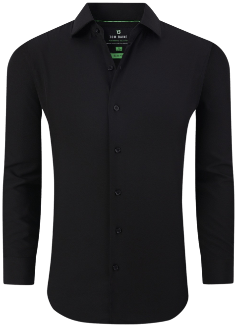 Men's Performance Stretch Solid Button Down Shirt