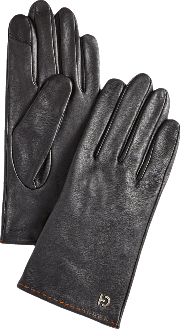 Women's Leather Stud Gloves