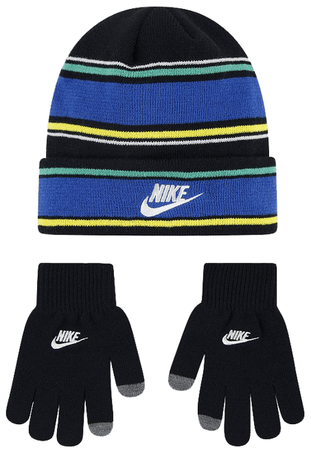 Boys nike cheap hat and gloves