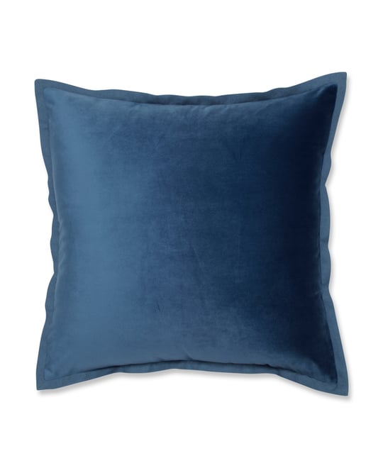 Pillow Perfect Velvet Flange Decorative Pillow, 18" x 18"